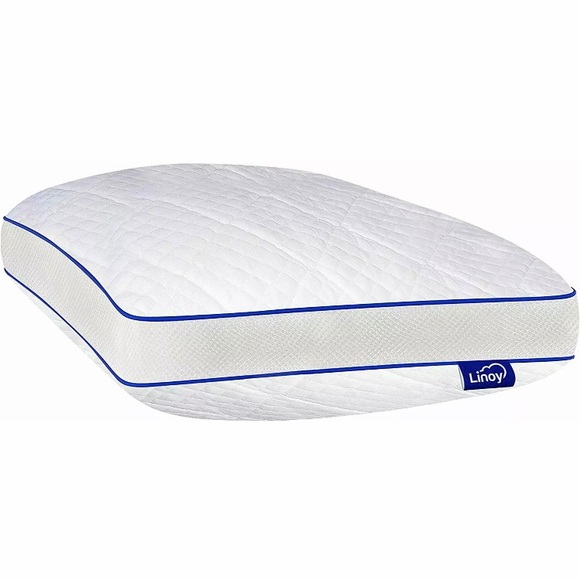 Queen Ventilated Gel Infused Memory Foam Pillow - Picture 1 of 4